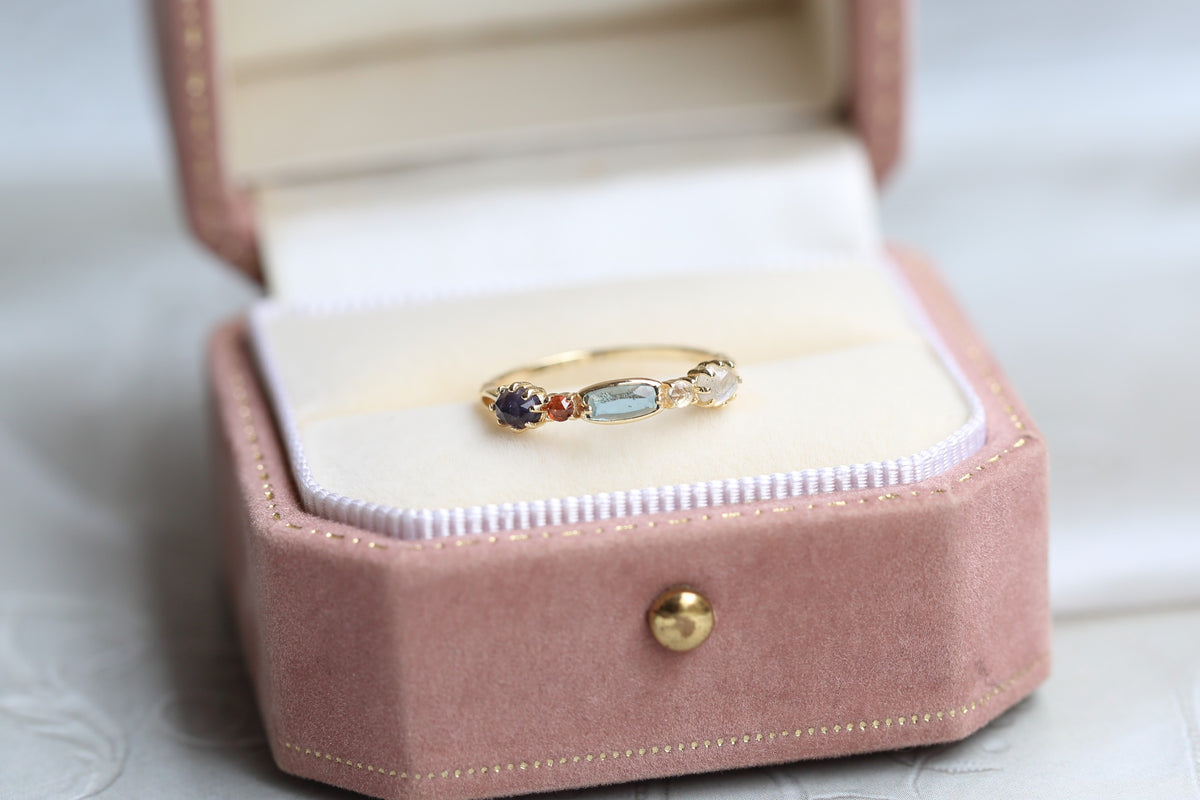 Mosaic Gemstone Ring